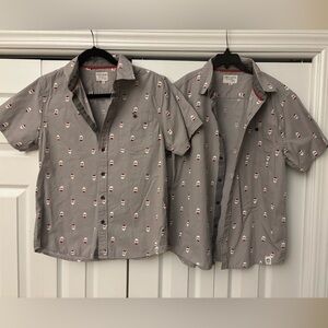 Free Planet Gray Santa Pattern Shirt